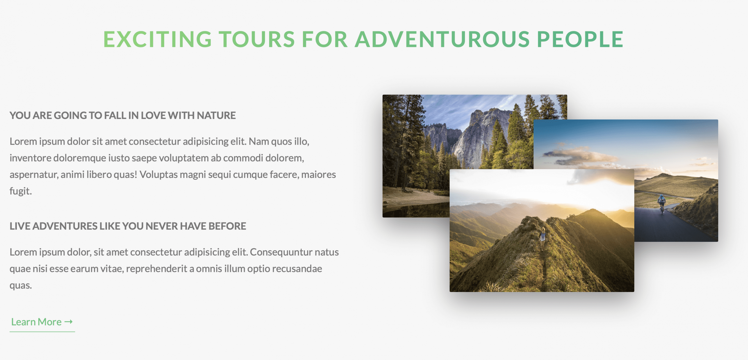Purposeful typography and generous white space create a premium reading experience.