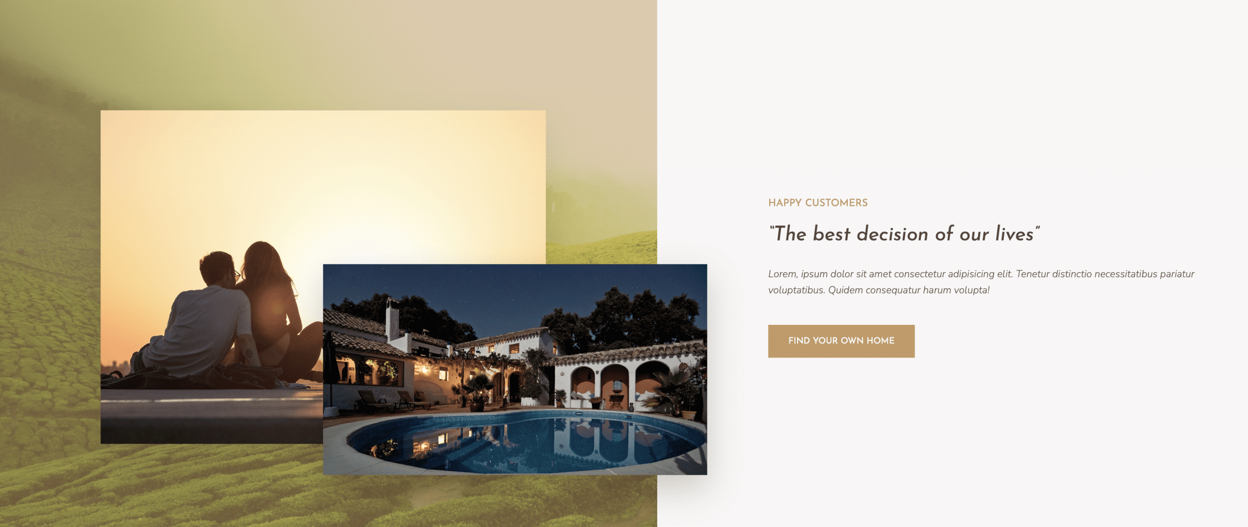 Every design decision should be driven by user needs and conversion goals, not aesthetic preferences.