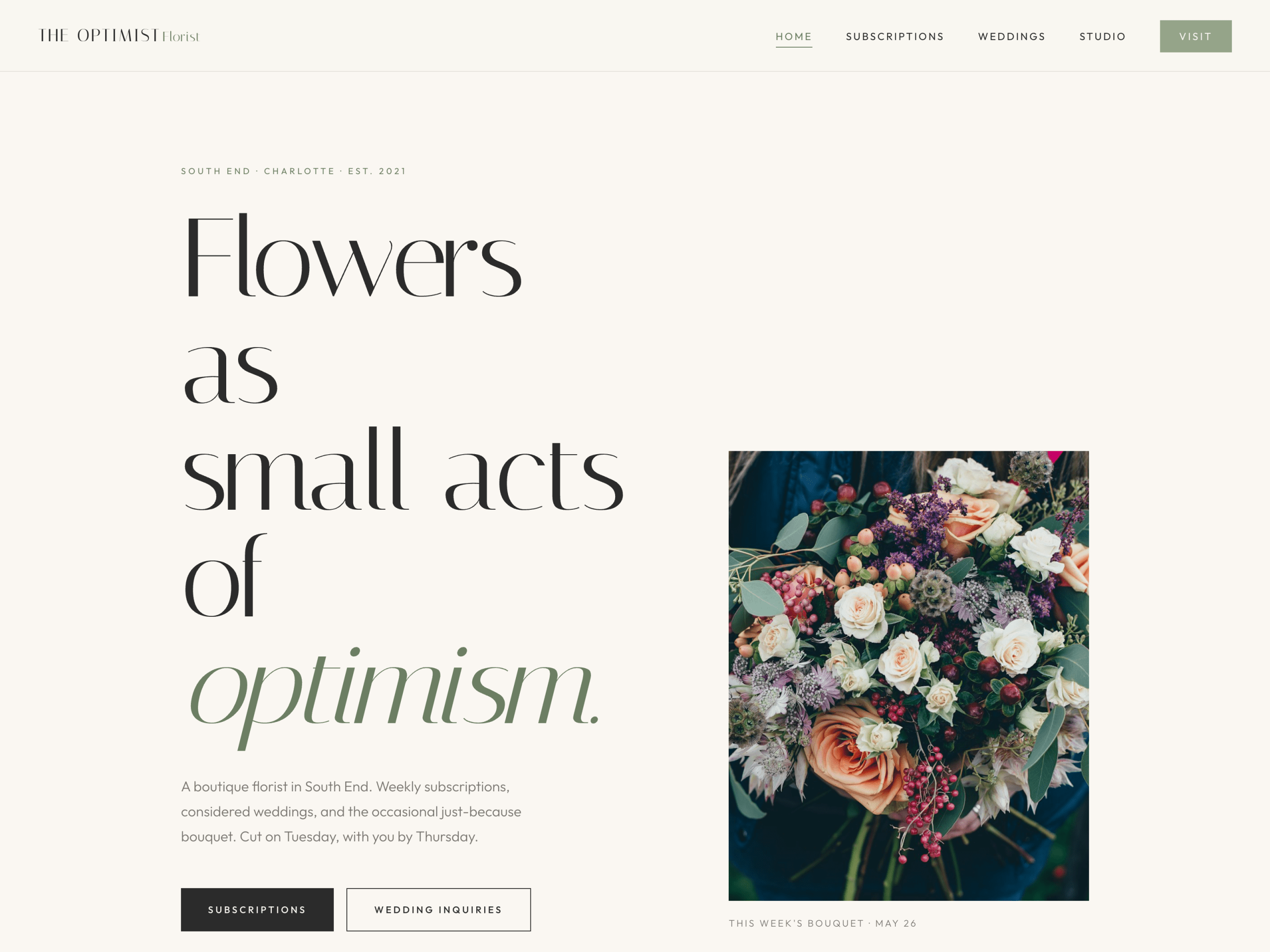 The Optimist Florist