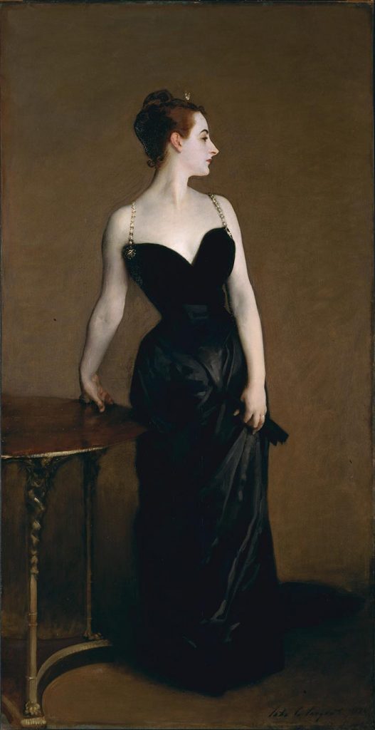 Portrait of Madame X by John Singer Sargent, 1884